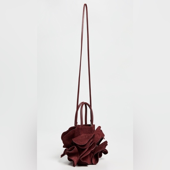 FARM Rio Burgundy Ruffle Tote - Picture 3 of 4